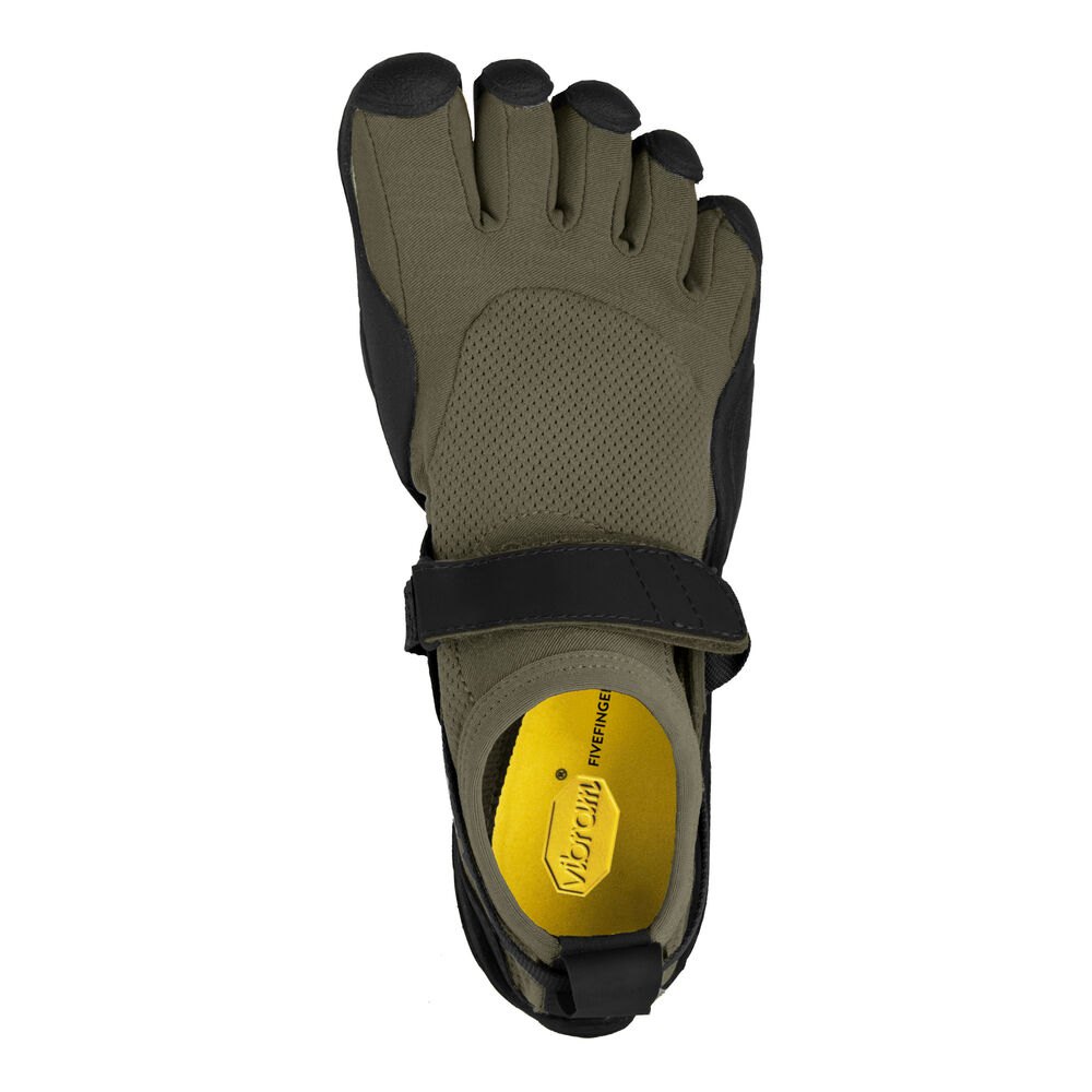 Vibram Five Fingers Mens Training Shoes - Olive/Black - KSO - 90531-JLVR